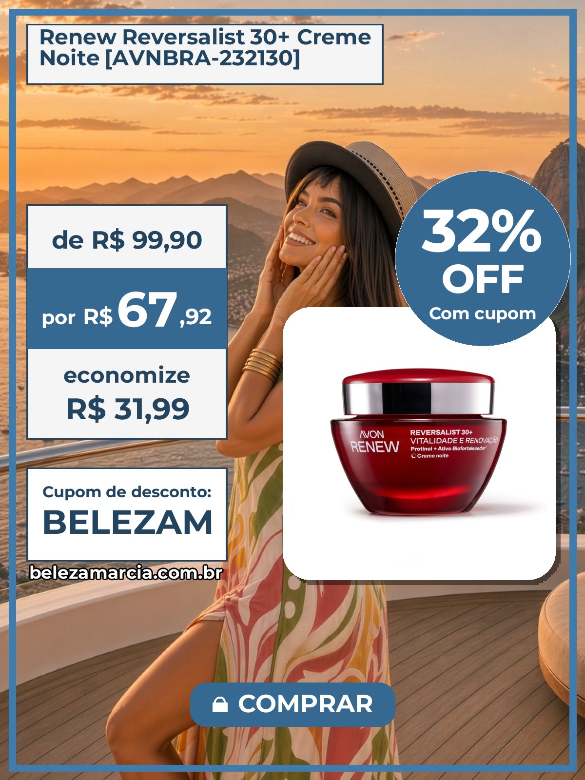 Renew Reversalist 30+ Creme Noite [AVNBRA-232130]