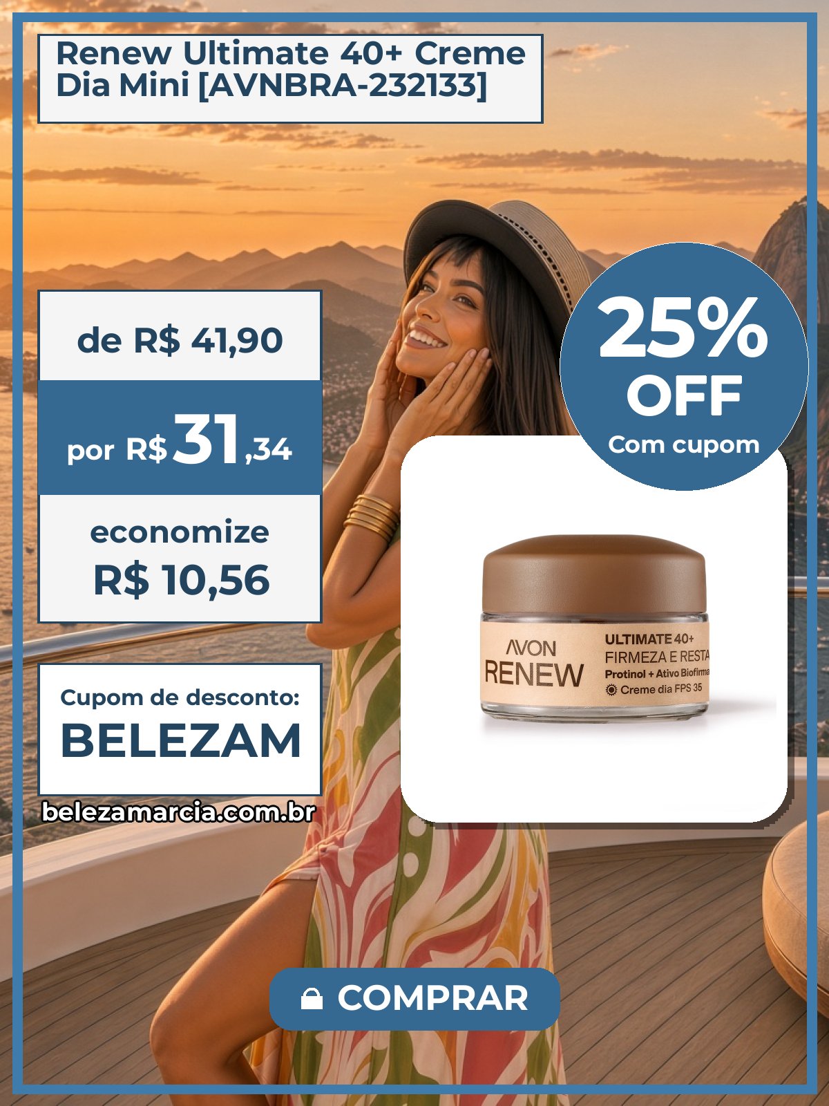 Renew Ultimate 40+ Creme Dia Mini [AVNBRA-232133]