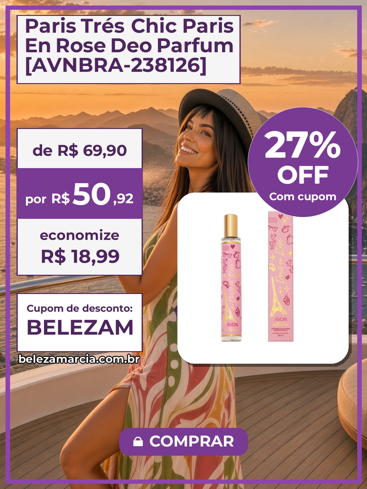Paris Trés Chic Paris En Rose Deo Parfum [AVNBRA-238126]