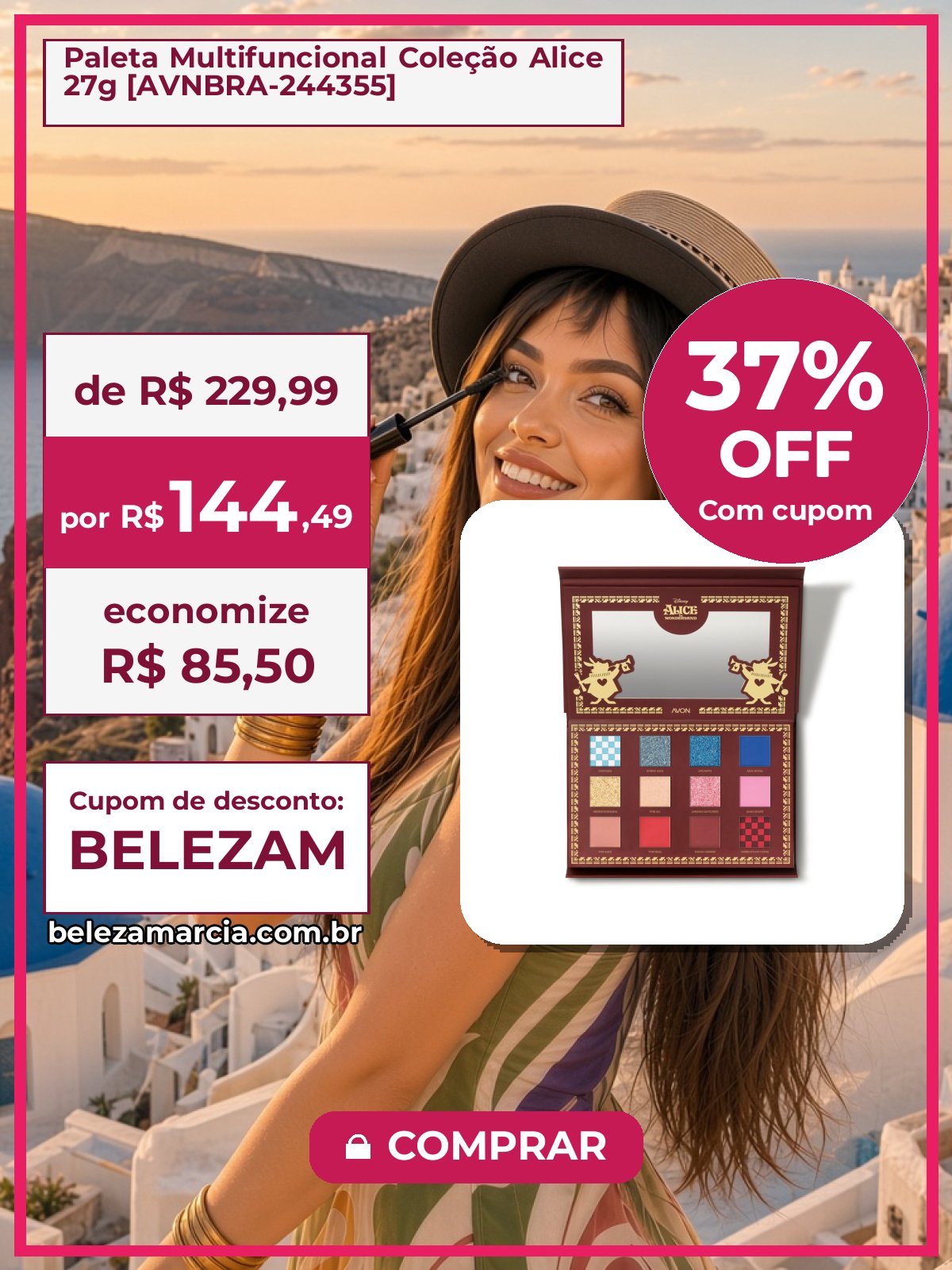 Paleta Multifuncional Coleção Alice 27g [AVNBRA-244355]