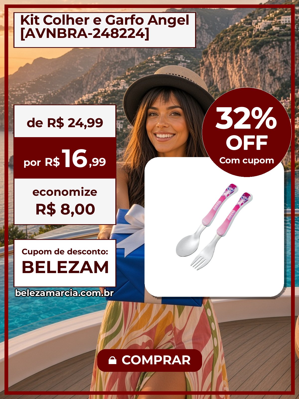 Kit Colher e Garfo Angel [AVNBRA-248224]