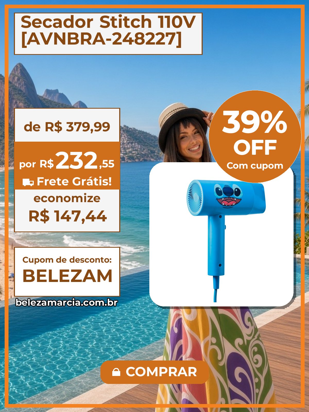 Secador Stitch 110V [AVNBRA-248227]