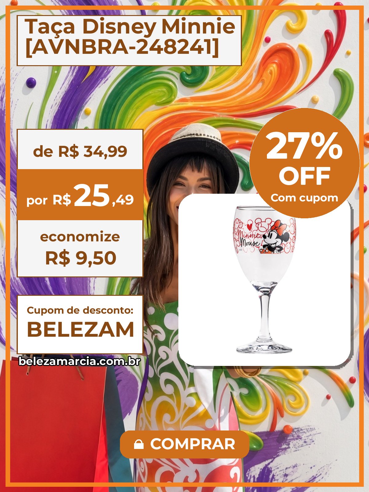 Taça Disney Minnie [AVNBRA-248241]