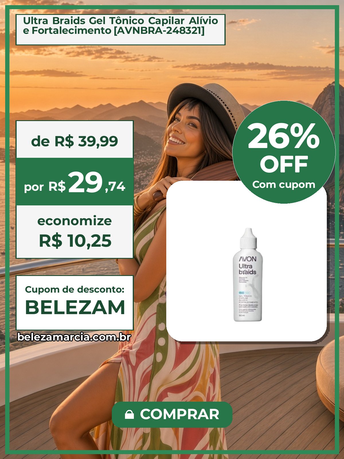 Ultra Braids Gel Tônico Capilar Alívio e Fortalecimento [AVNBRA-248321]