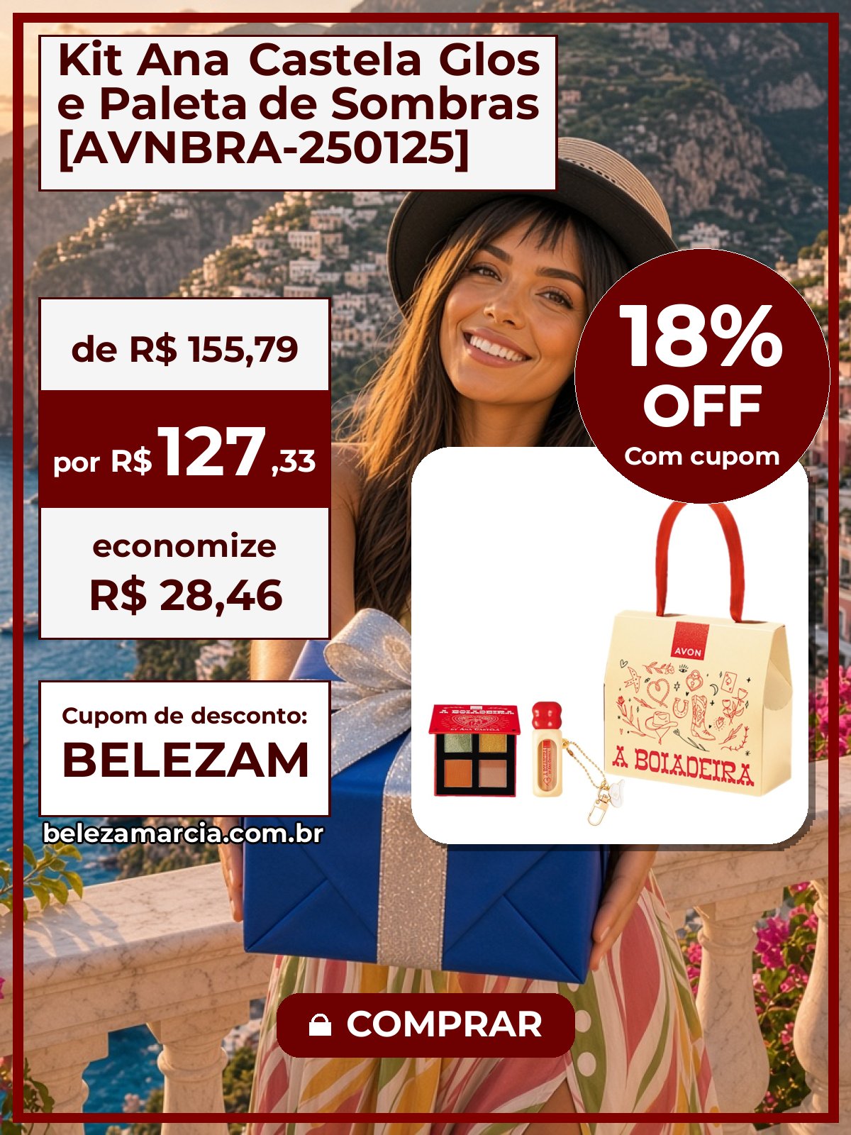 Kit Ana Castela Glos e Paleta de Sombras [AVNBRA-250125]