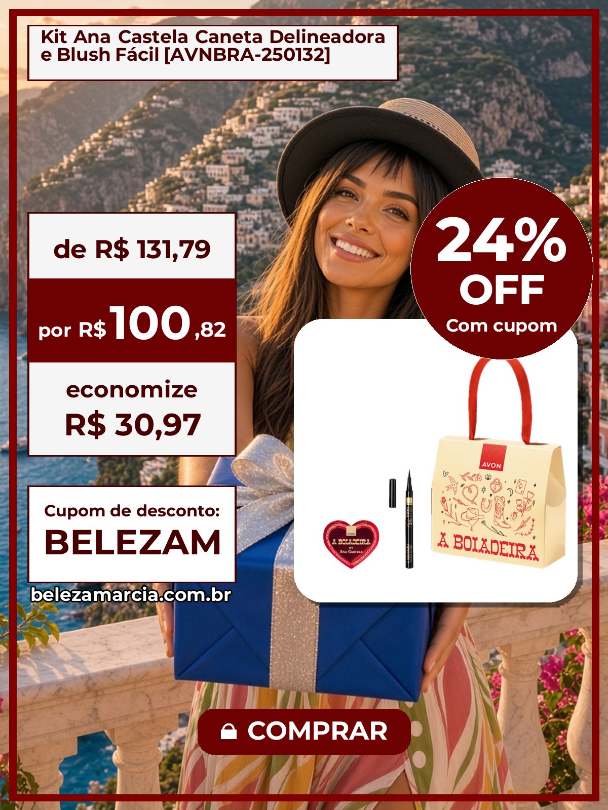 Kit Ana Castela Caneta Delineadora e Blush Fácil [AVNBRA-250132]