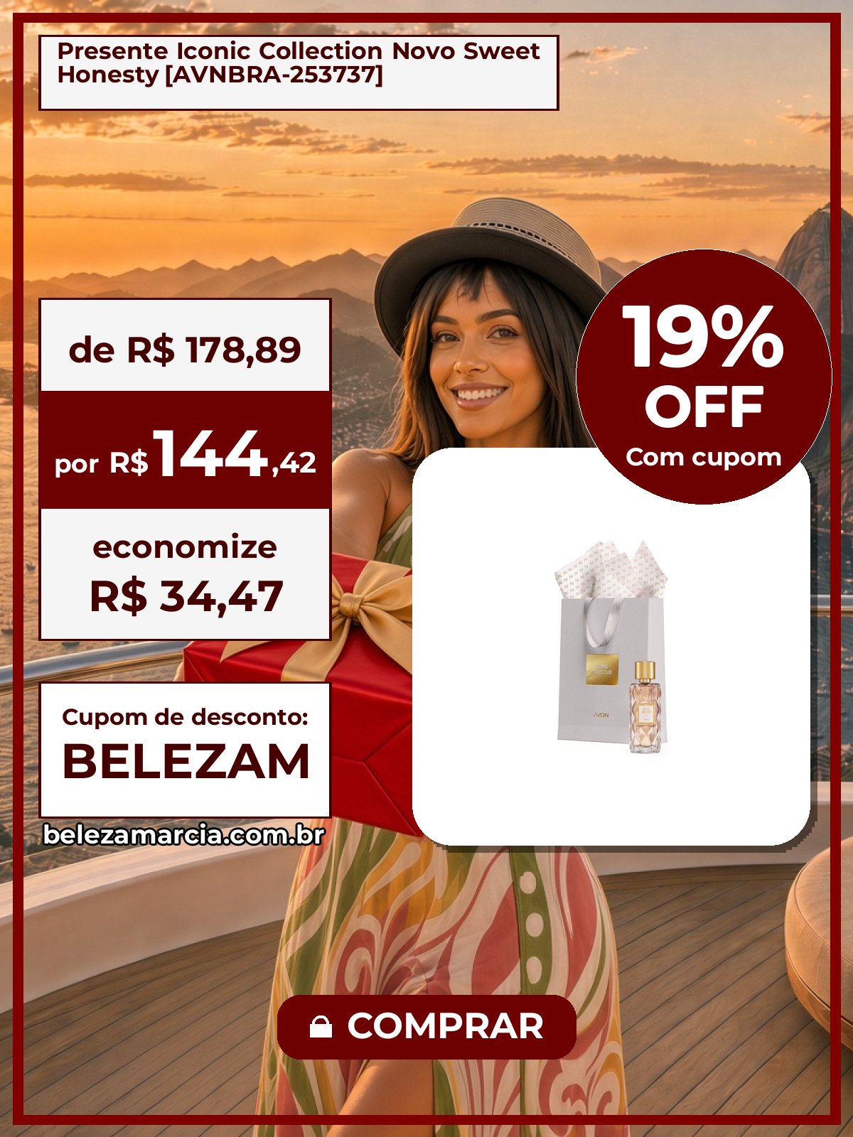 Presente Iconic Collection Novo Sweet Honesty [AVNBRA-253737]