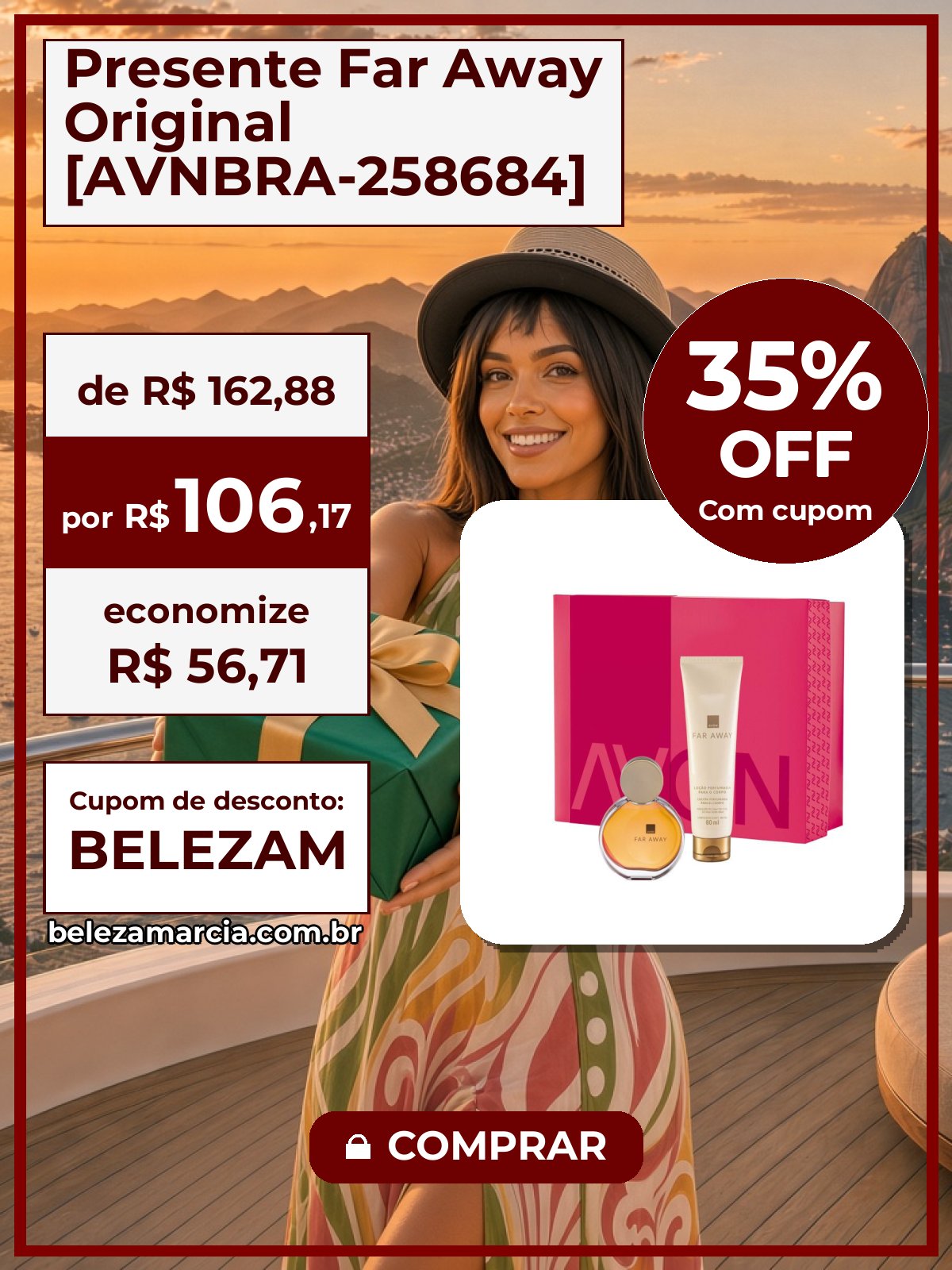 Presente Far Away Original [AVNBRA-258684]