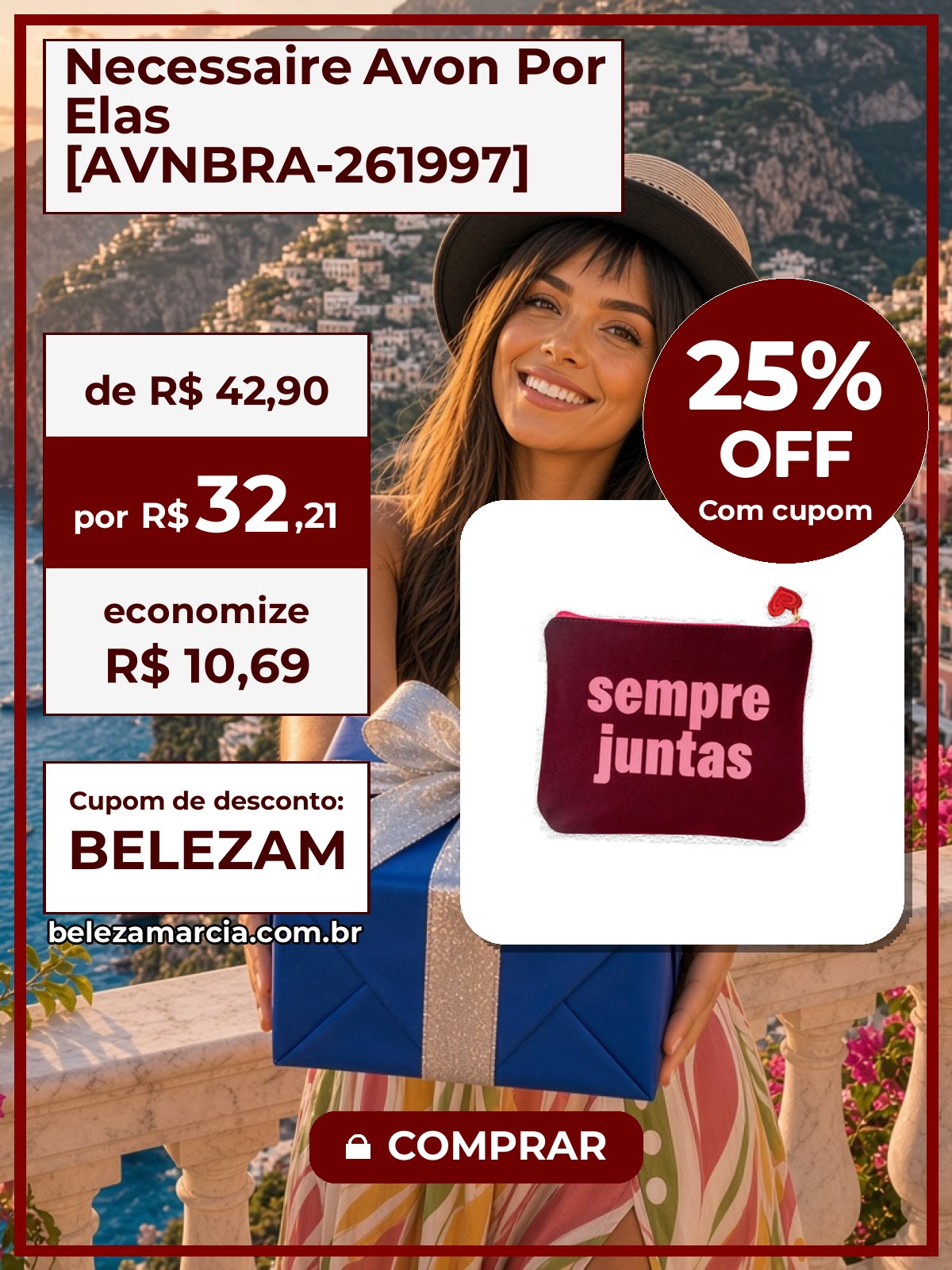 Necessaire Avon Por Elas [AVNBRA-261997]