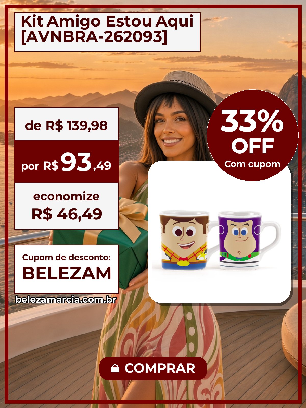 Kit Amigo Estou Aqui [AVNBRA-262093]