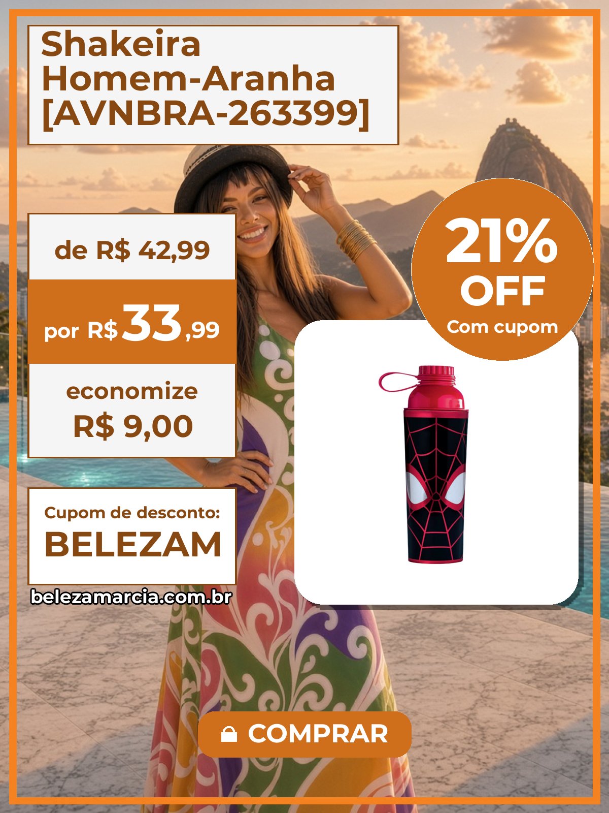 Shakeira Homem-Aranha [AVNBRA-263399]