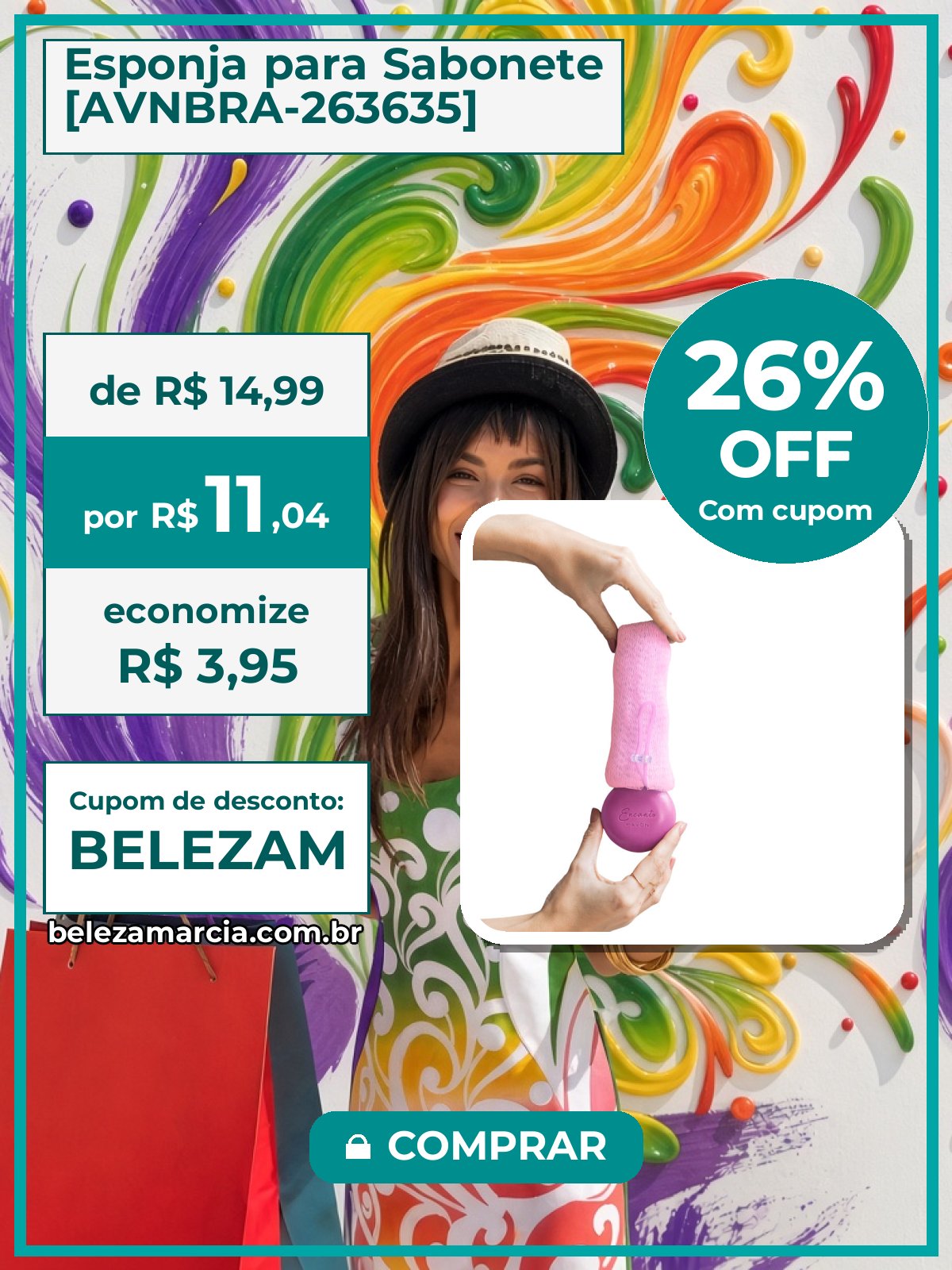 Esponja para Sabonete [AVNBRA-263635]
