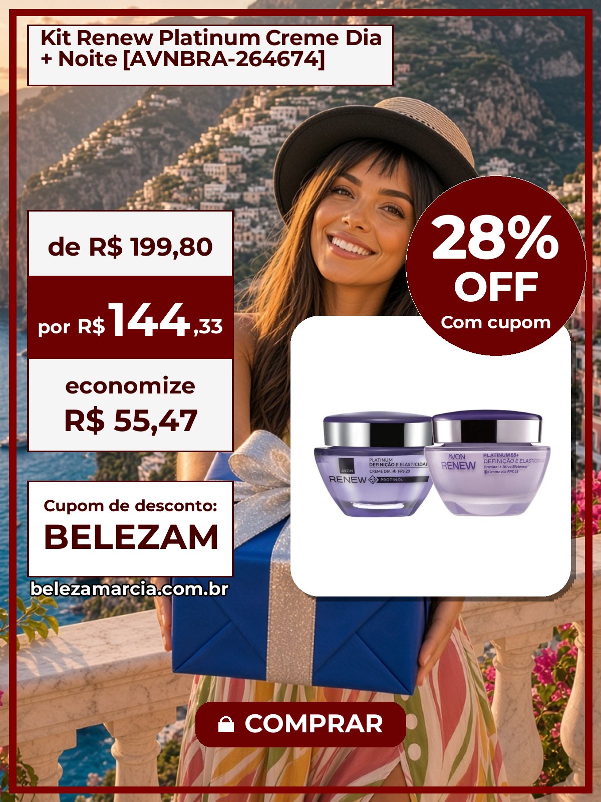 Kit Renew Platinum Creme Dia + Noite [AVNBRA-264674]