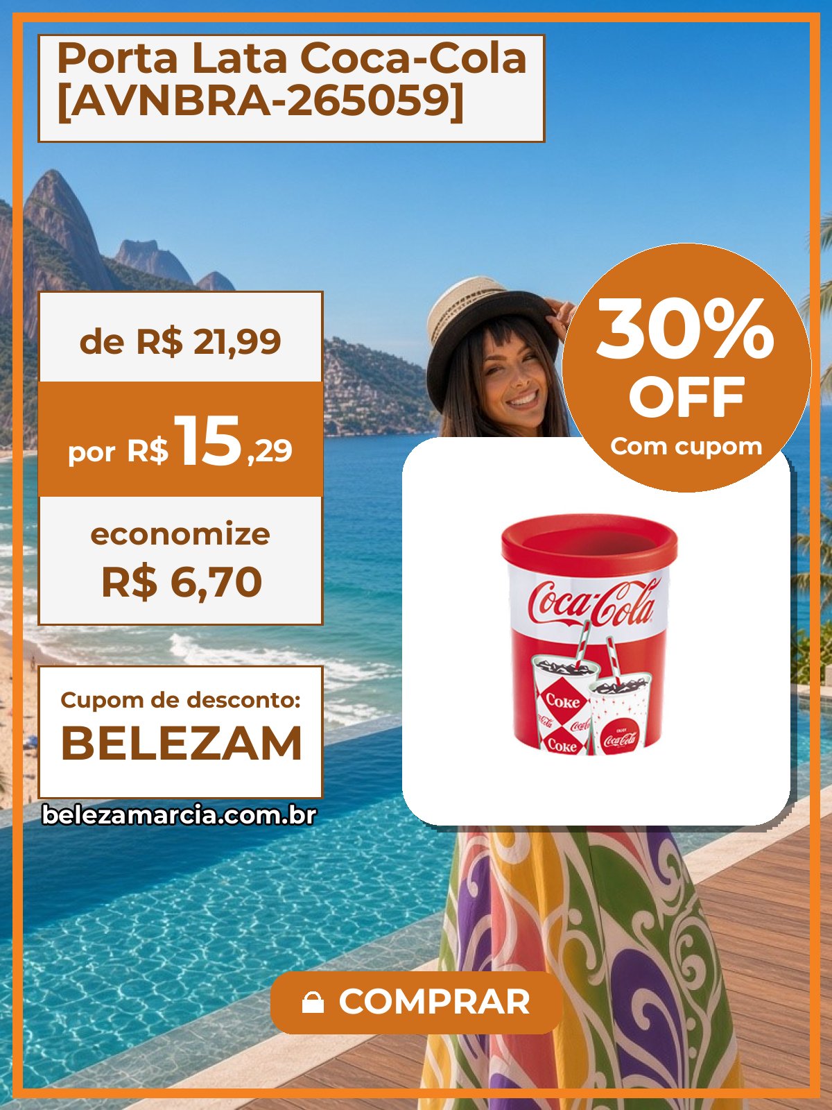 Porta Lata Coca-Cola [AVNBRA-265059]