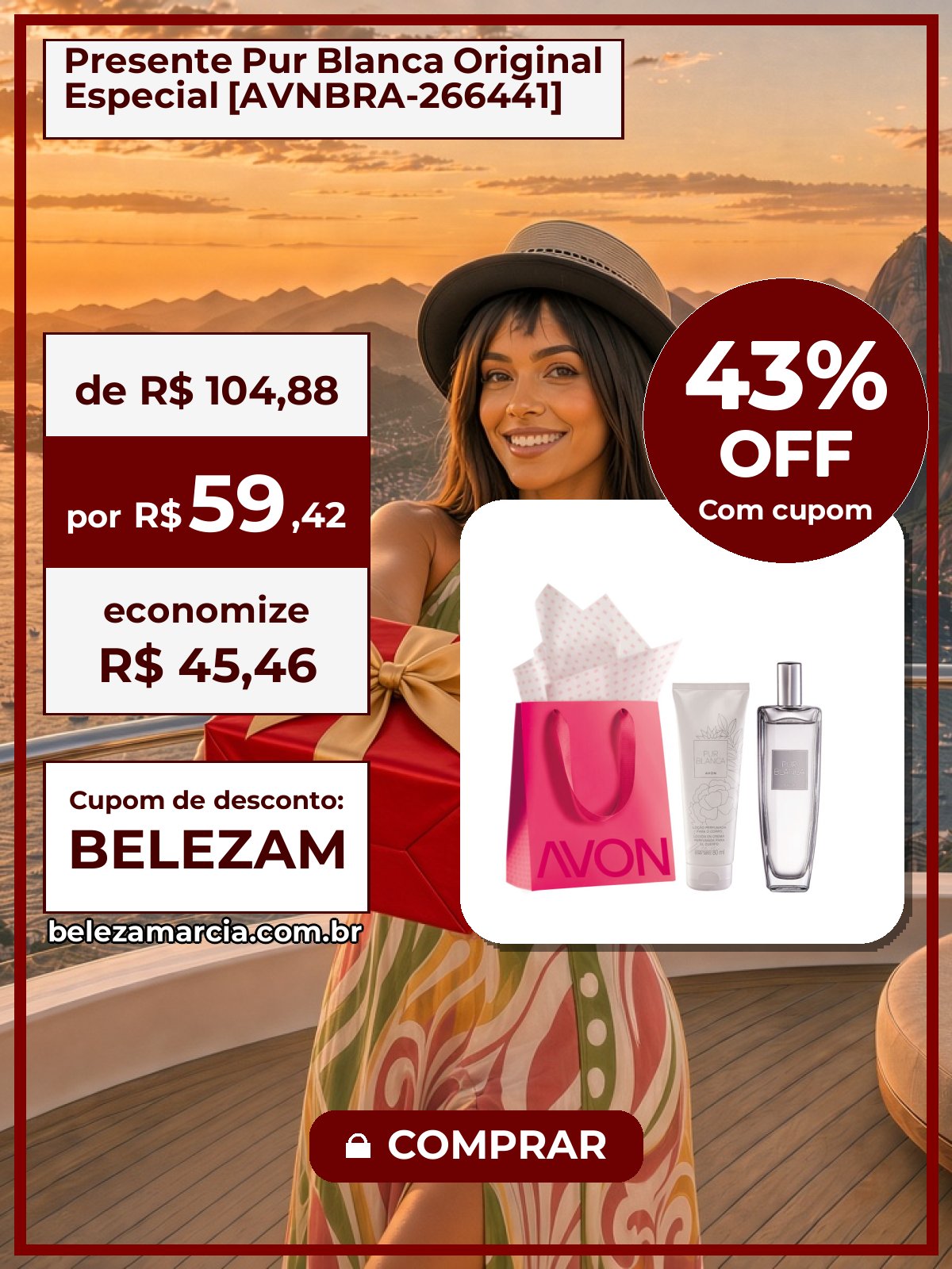 Presente Pur Blanca Original Especial [AVNBRA-266441]
