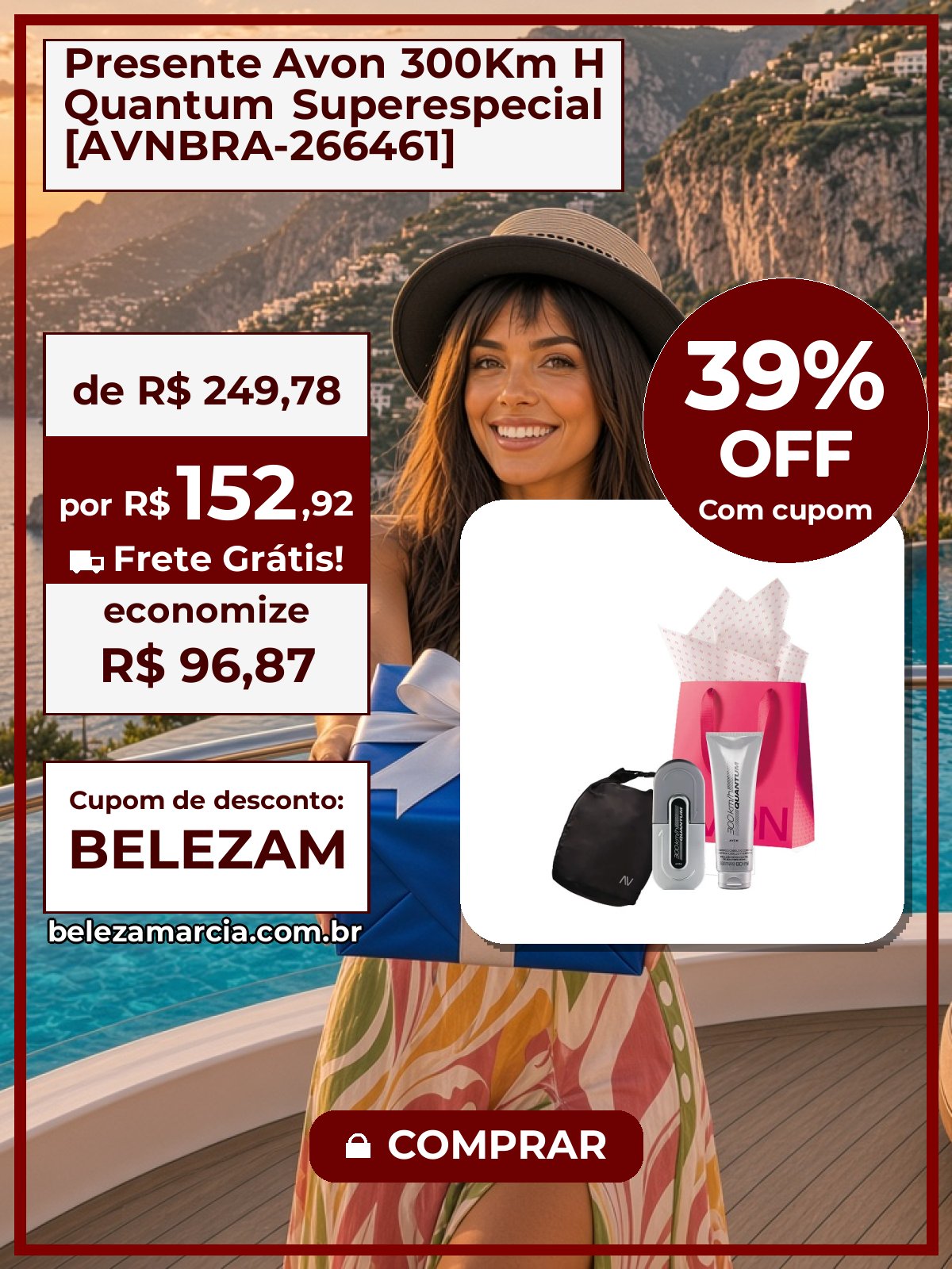 Presente Avon 300Km H Quantum Superespecial [AVNBRA-266461]