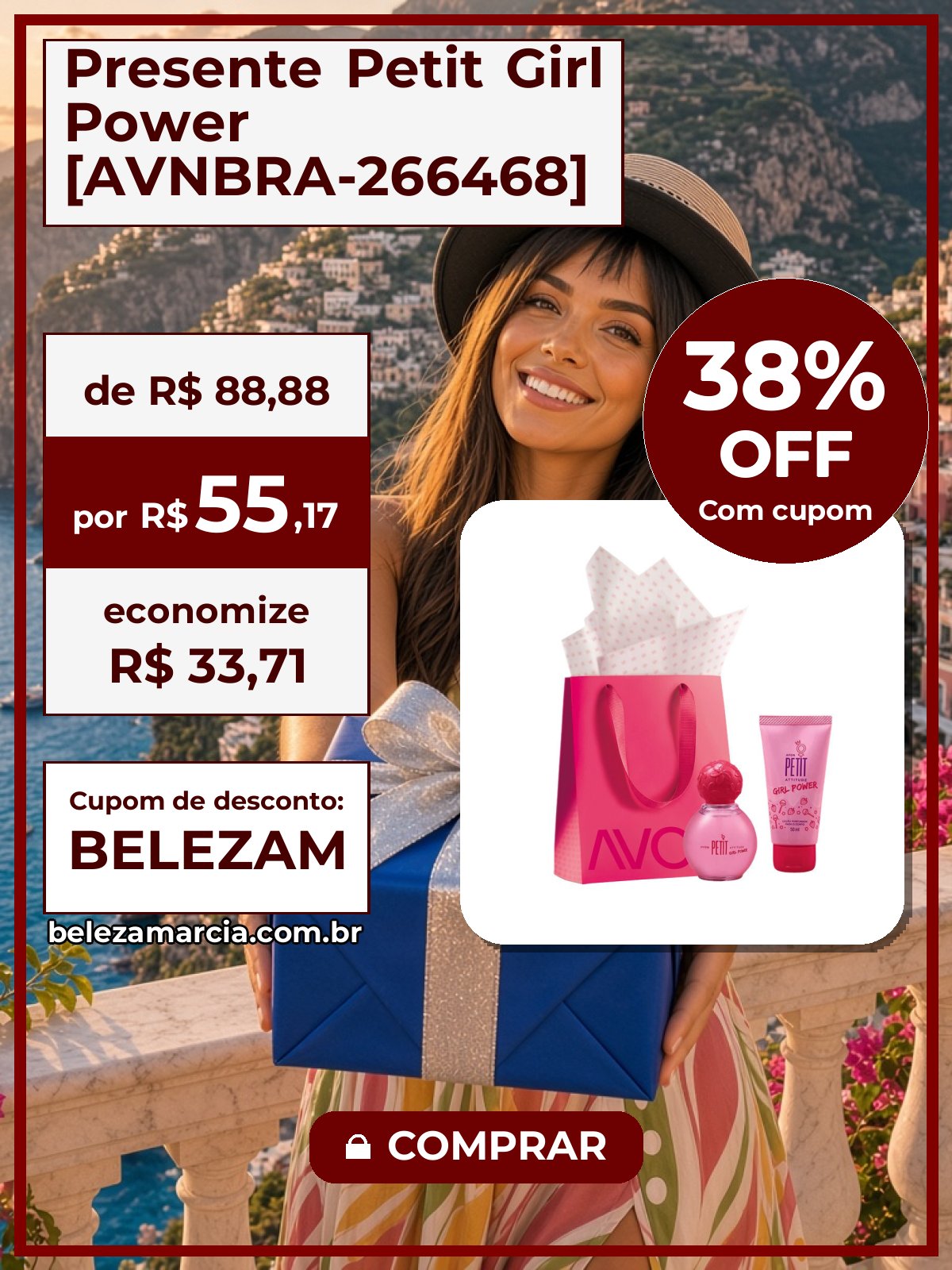 Presente Petit Girl Power [AVNBRA-266468]