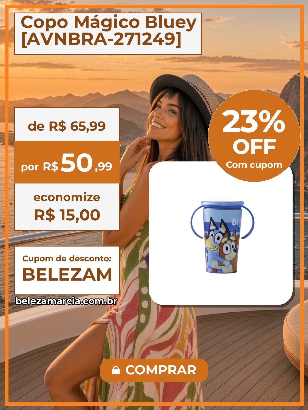 Copo Mágico Bluey [AVNBRA-271249]