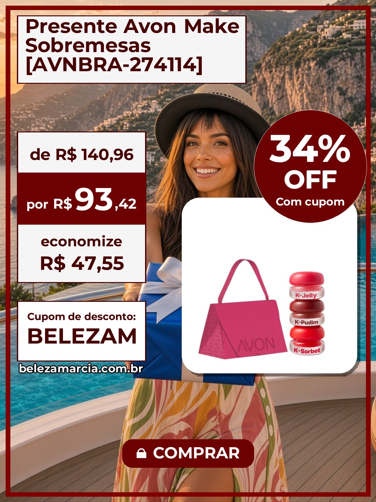 Presente Avon Make Sobremesas [AVNBRA-274114]