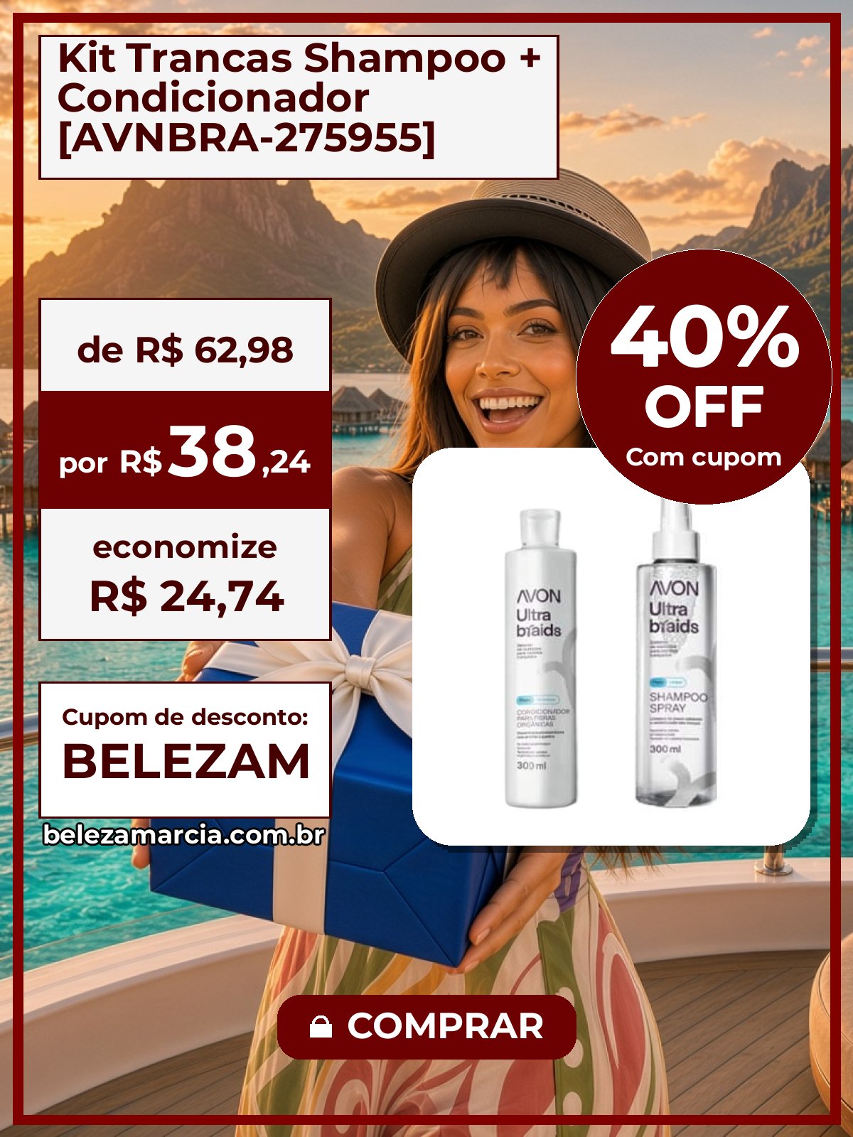 Kit Trancas Shampoo + Condicionador [AVNBRA-275955]