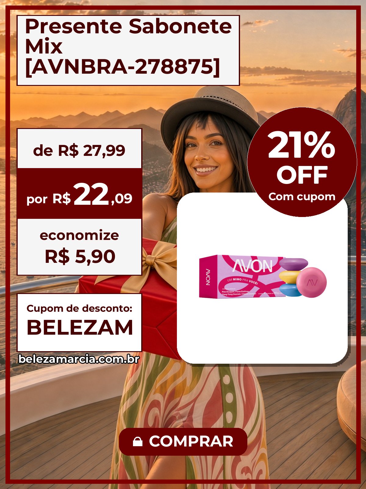 Presente Sabonete Mix [AVNBRA-278875]