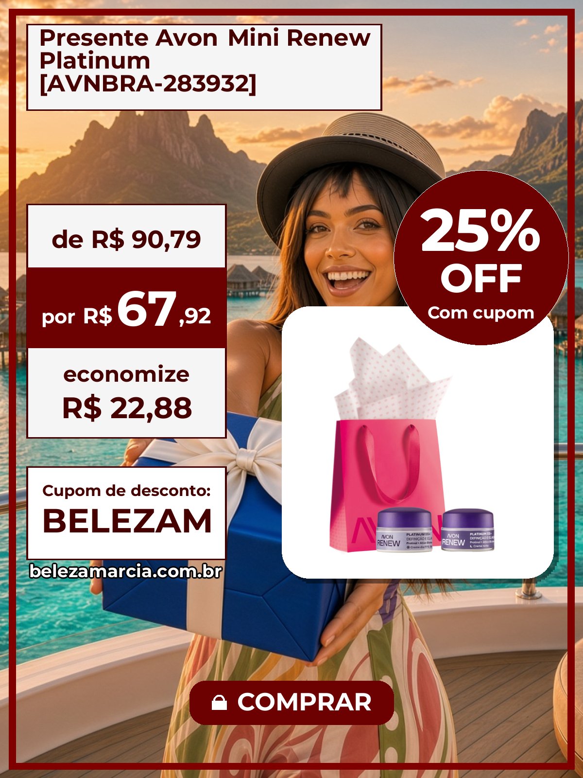 Presente Avon Mini Renew Platinum [AVNBRA-283932]