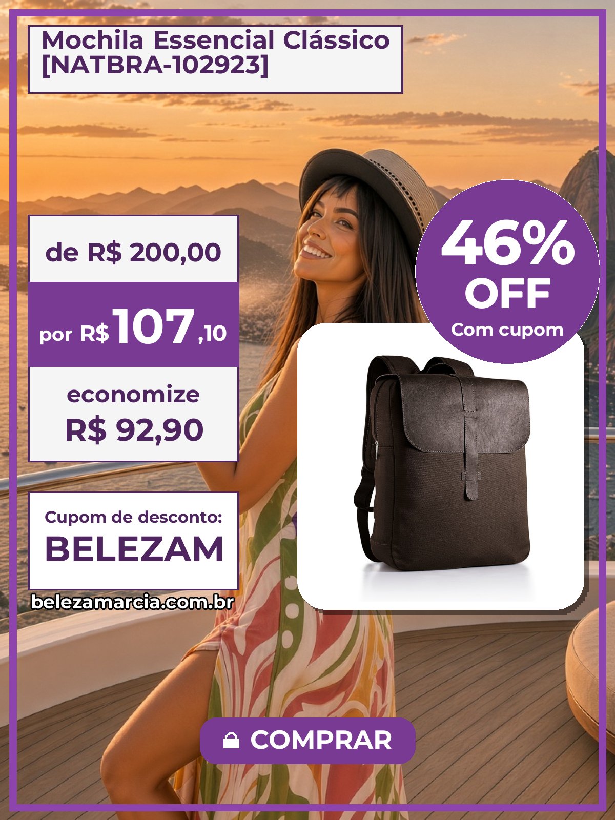 Mochila Essencial Clássico [NATBRA-102923]