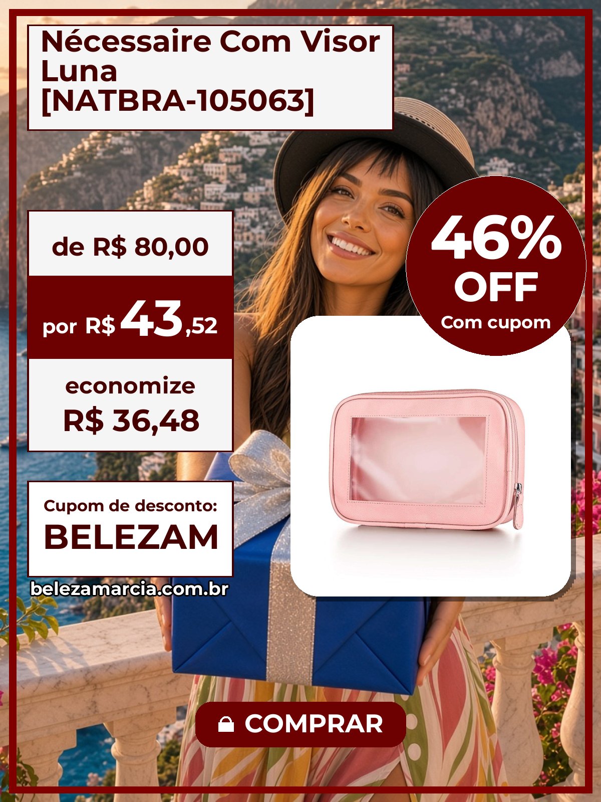 Nécessaire Com Visor Luna [NATBRA-105063]