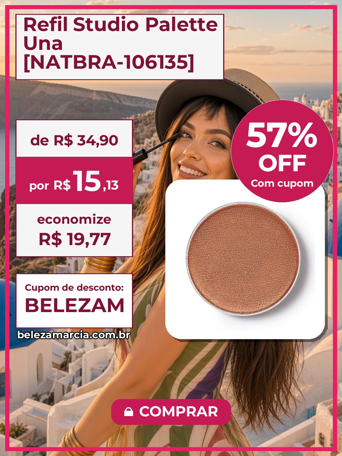 Refil Studio Palette Una [NATBRA-106135]