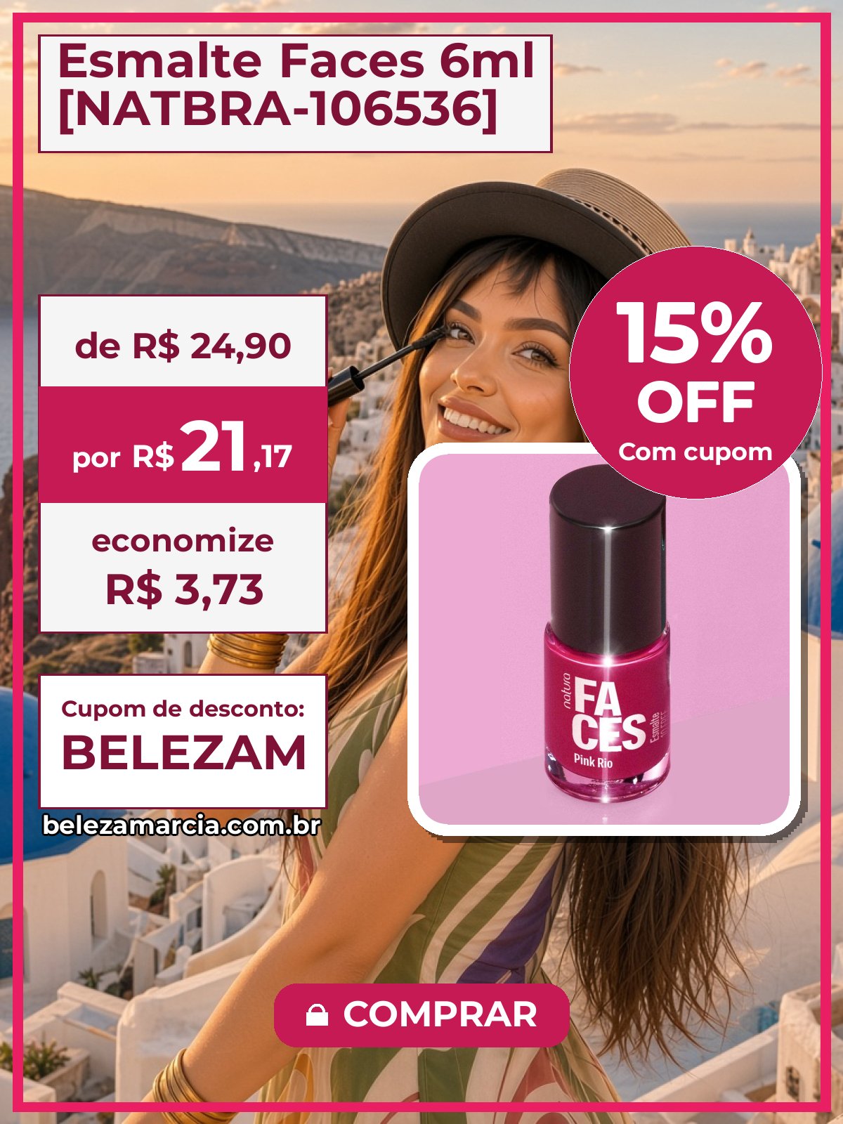 Esmalte Faces 6ml [NATBRA-106536]