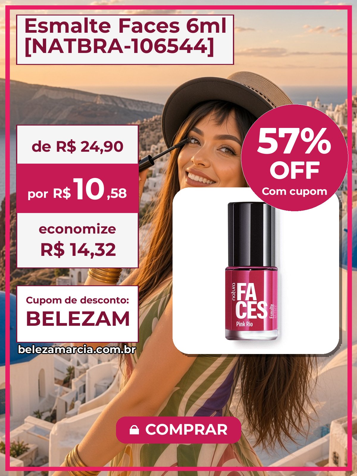 Esmalte Faces 6ml [NATBRA-106544]