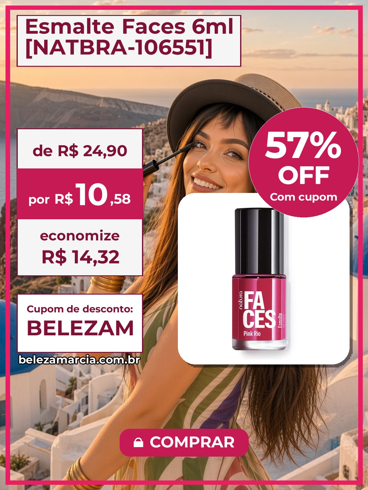 Esmalte Faces 6ml [NATBRA-106551]