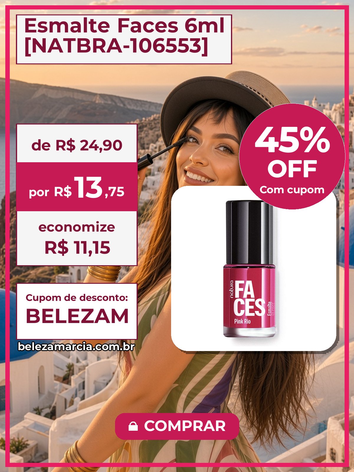 Esmalte Faces 6ml [NATBRA-106553]