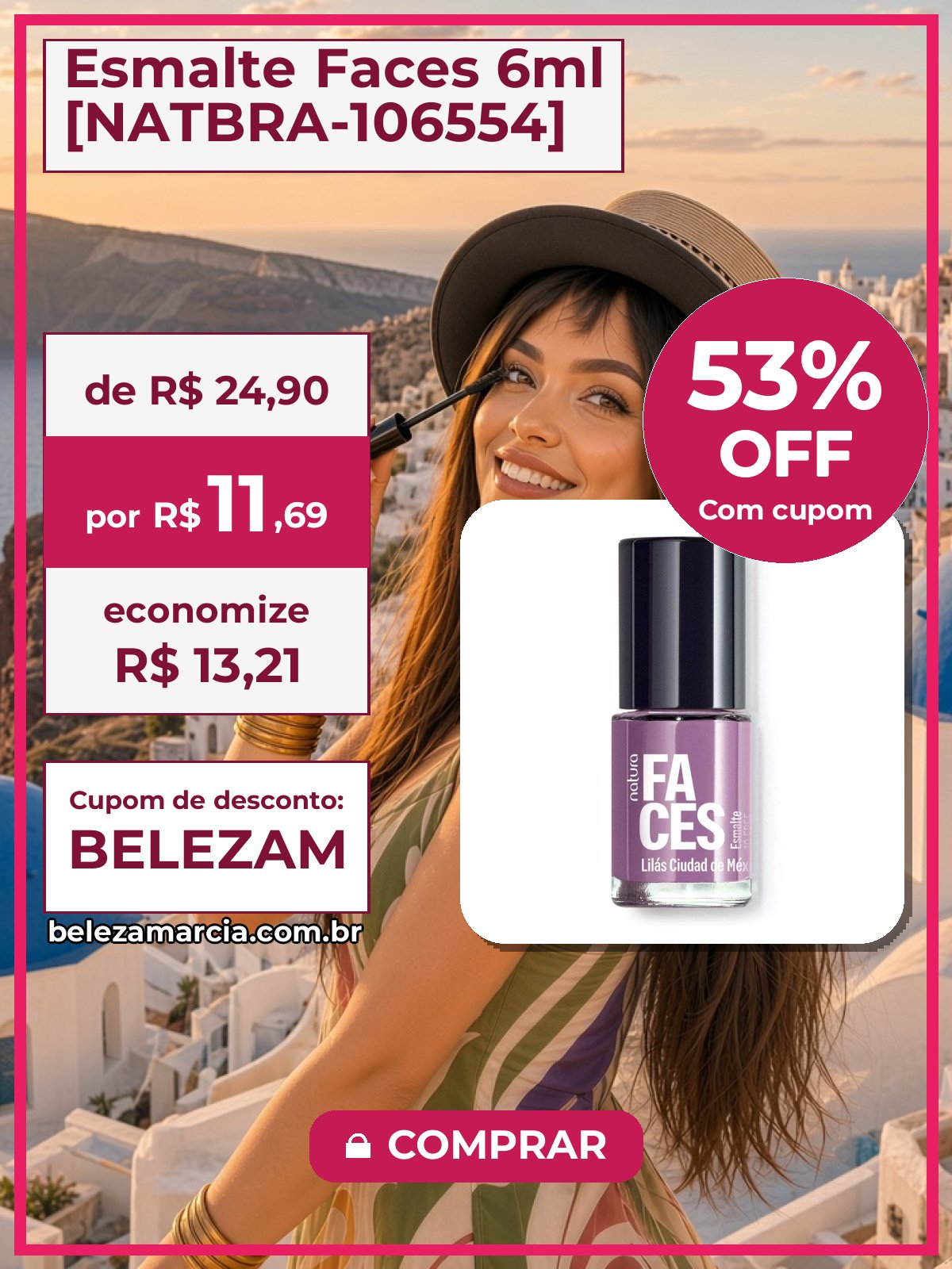 Esmalte Faces 6ml [NATBRA-106554]