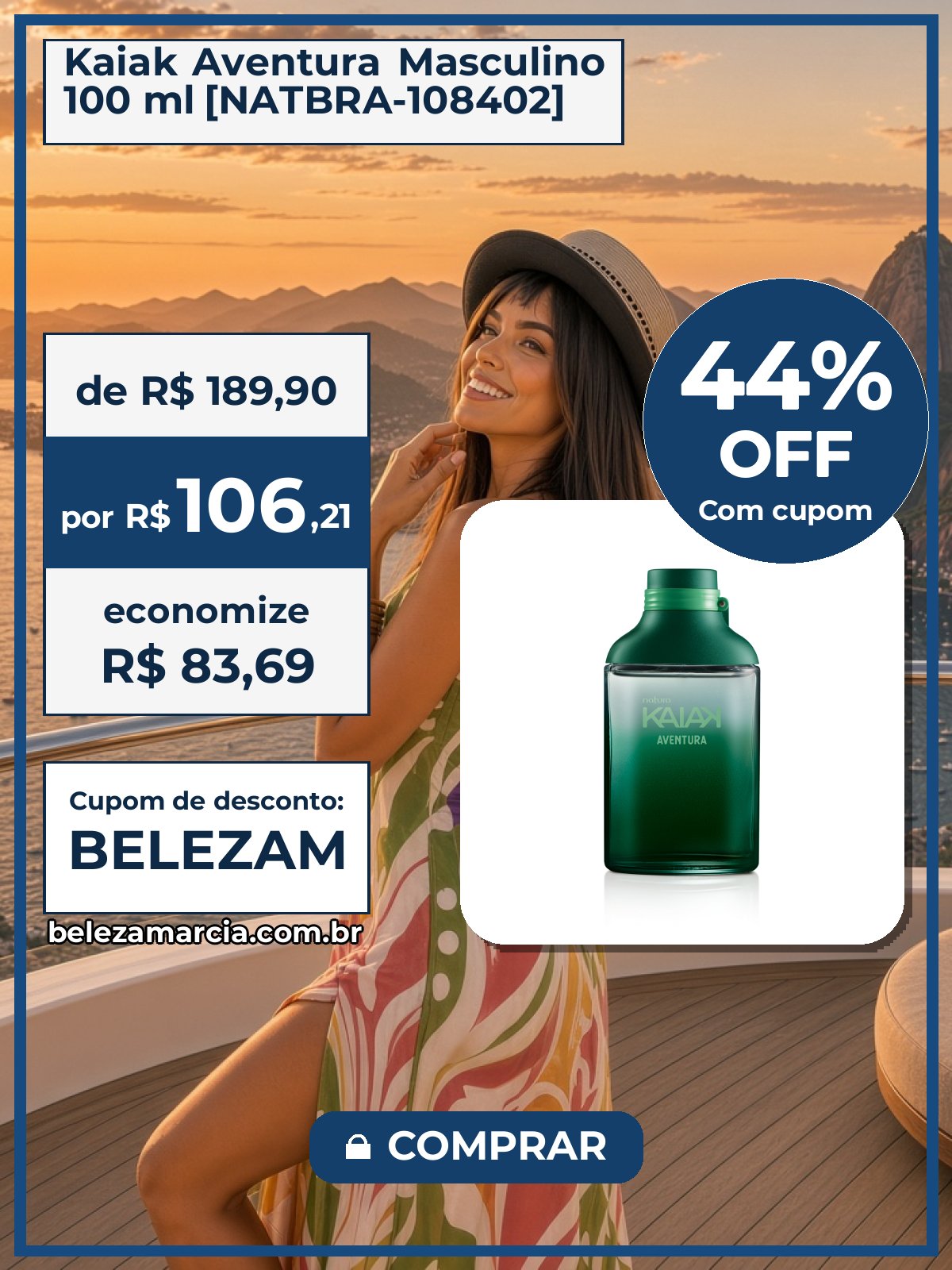 Kaiak Aventura Masculino 100 ml [NATBRA-108402]
