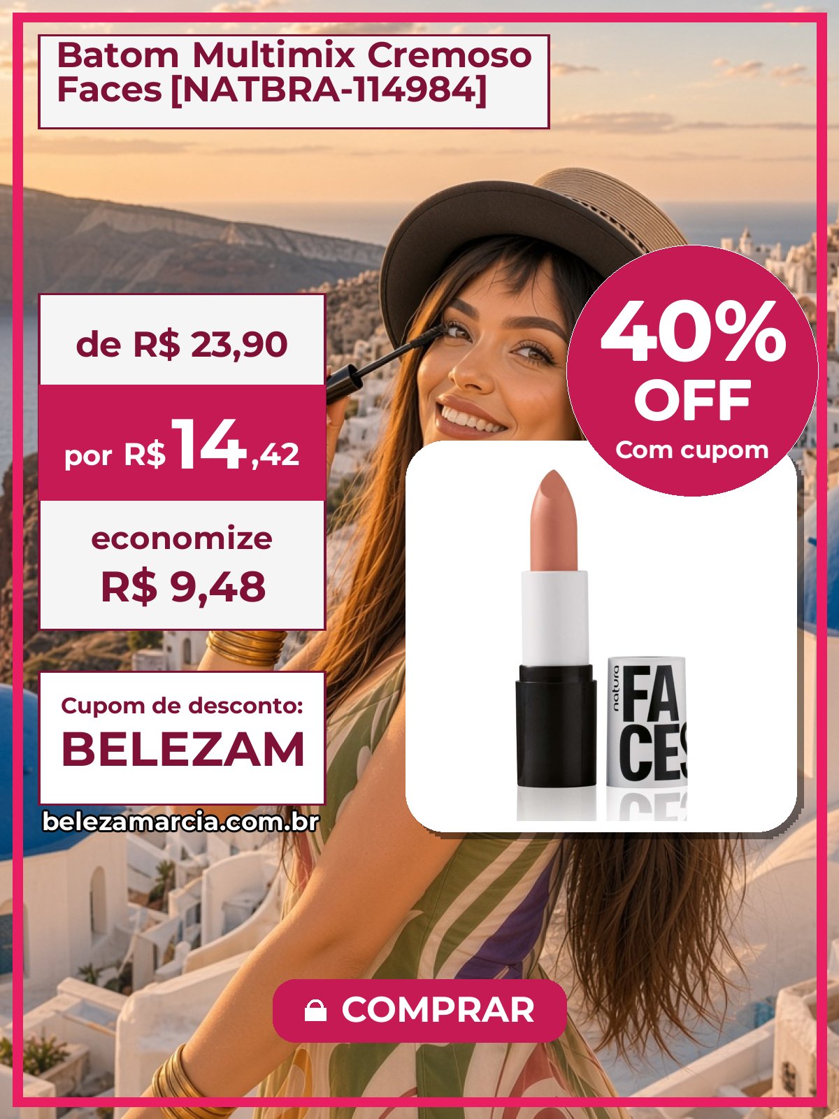 Batom Multimix Cremoso Faces [NATBRA-114984]
