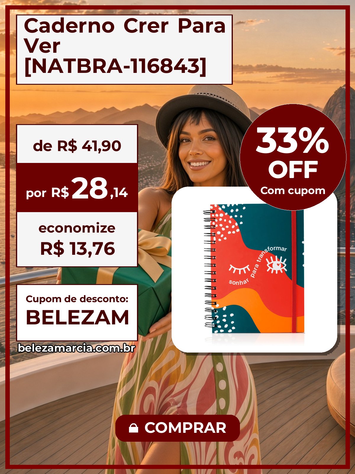 Caderno Crer Para Ver [NATBRA-116843]