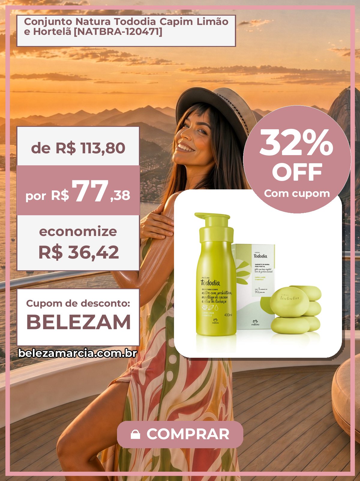 Conjunto Natura Tododia Capim Limão e Hortelã [NATBRA-120471]