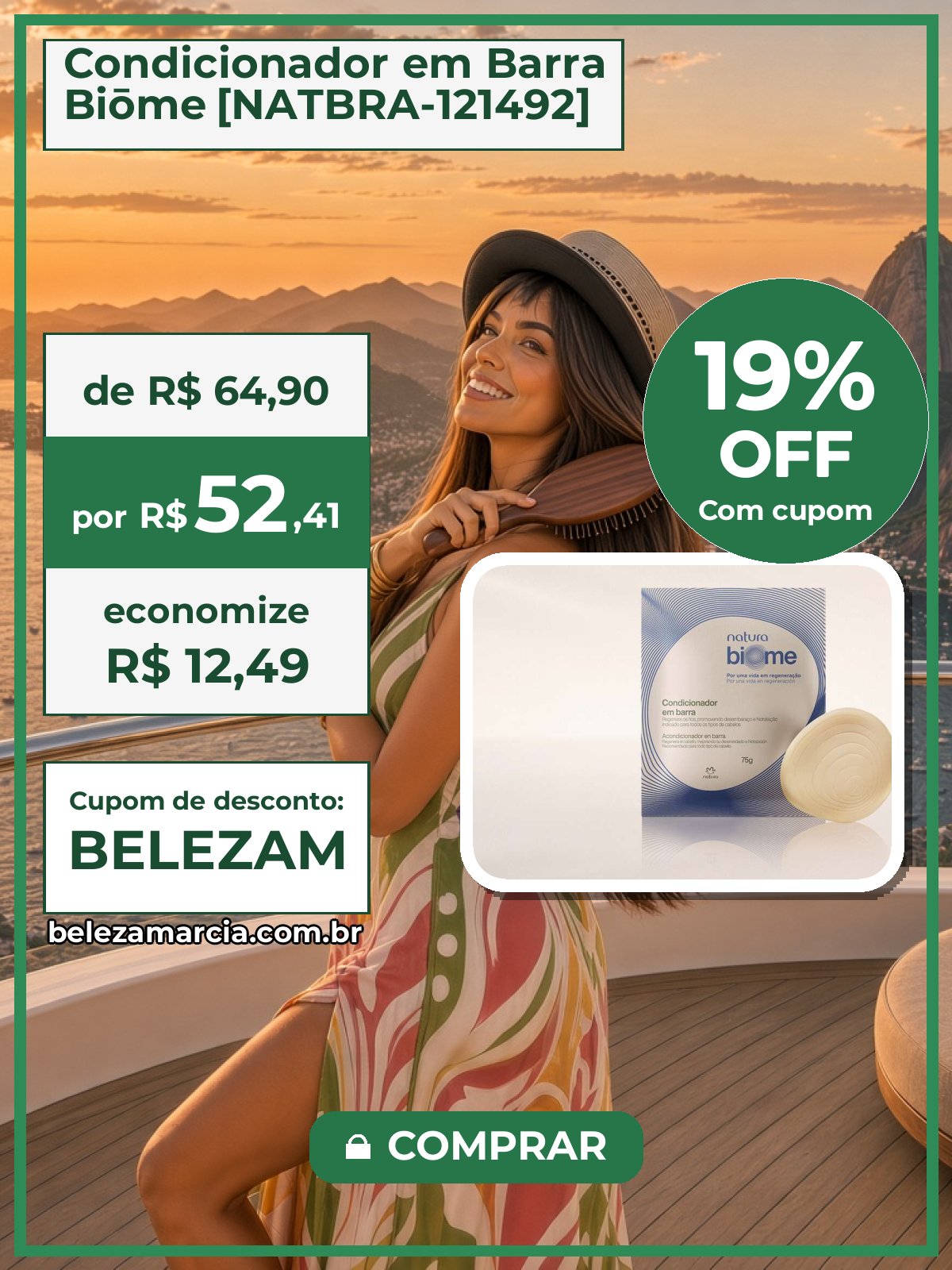 Condicionador em Barra Biōme [NATBRA-121492]