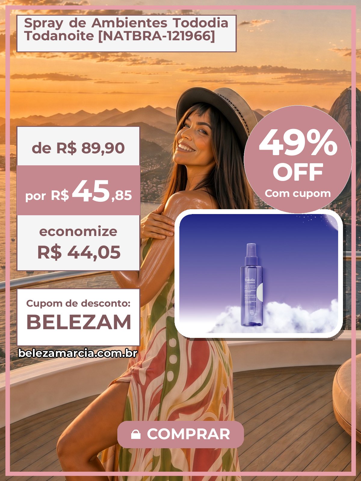Spray de Ambientes Tododia Todanoite [NATBRA-121966]