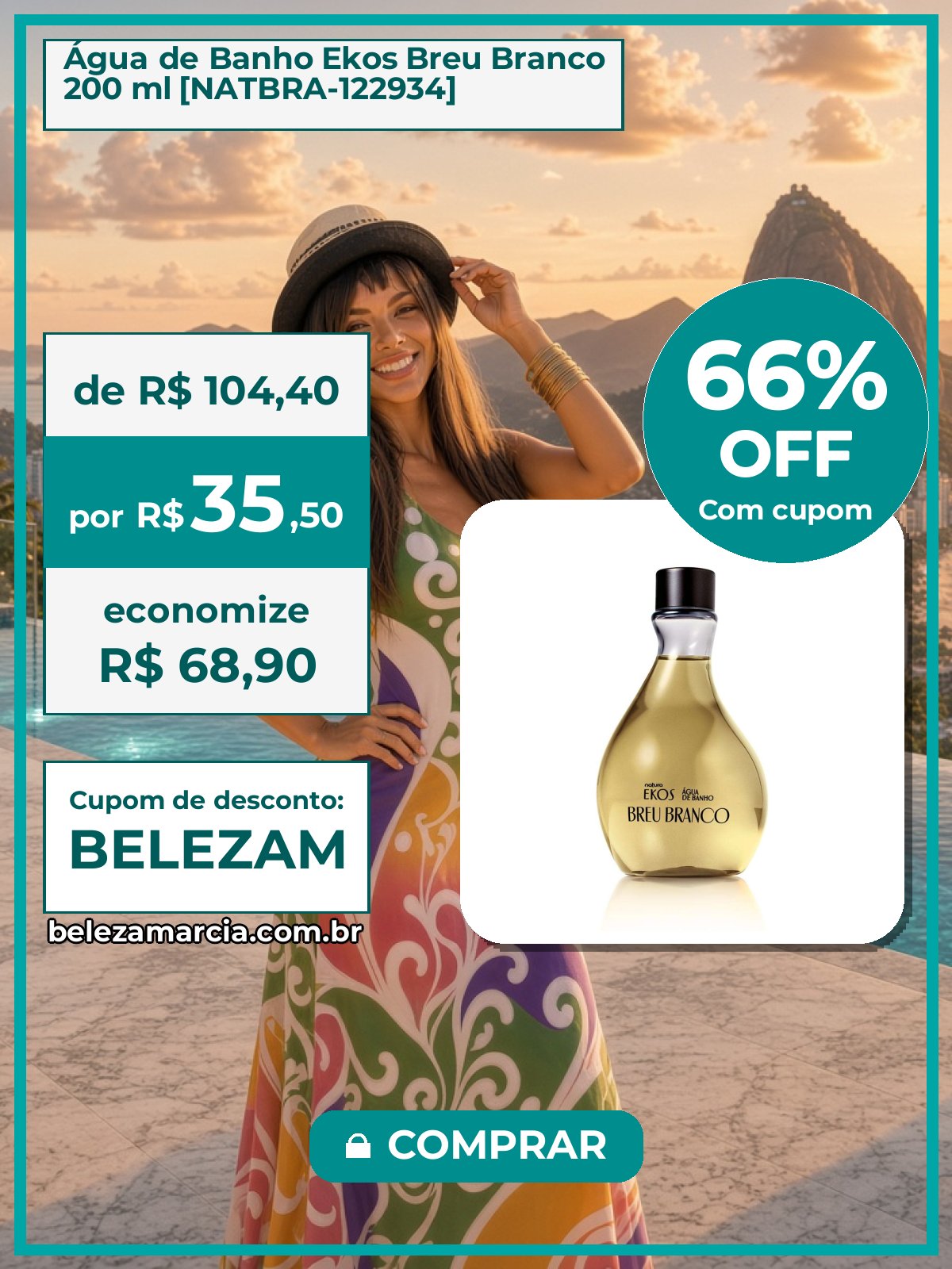 Água de Banho Ekos Breu Branco 200 ml [NATBRA-122934]