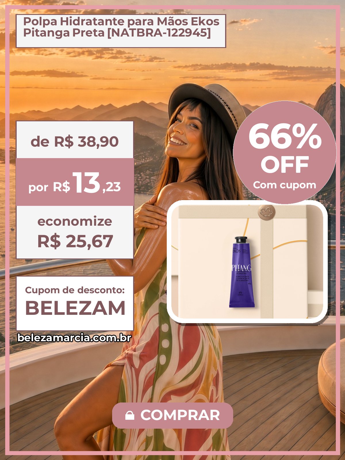 Polpa Hidratante para Mãos Ekos Pitanga Preta [NATBRA-122945]