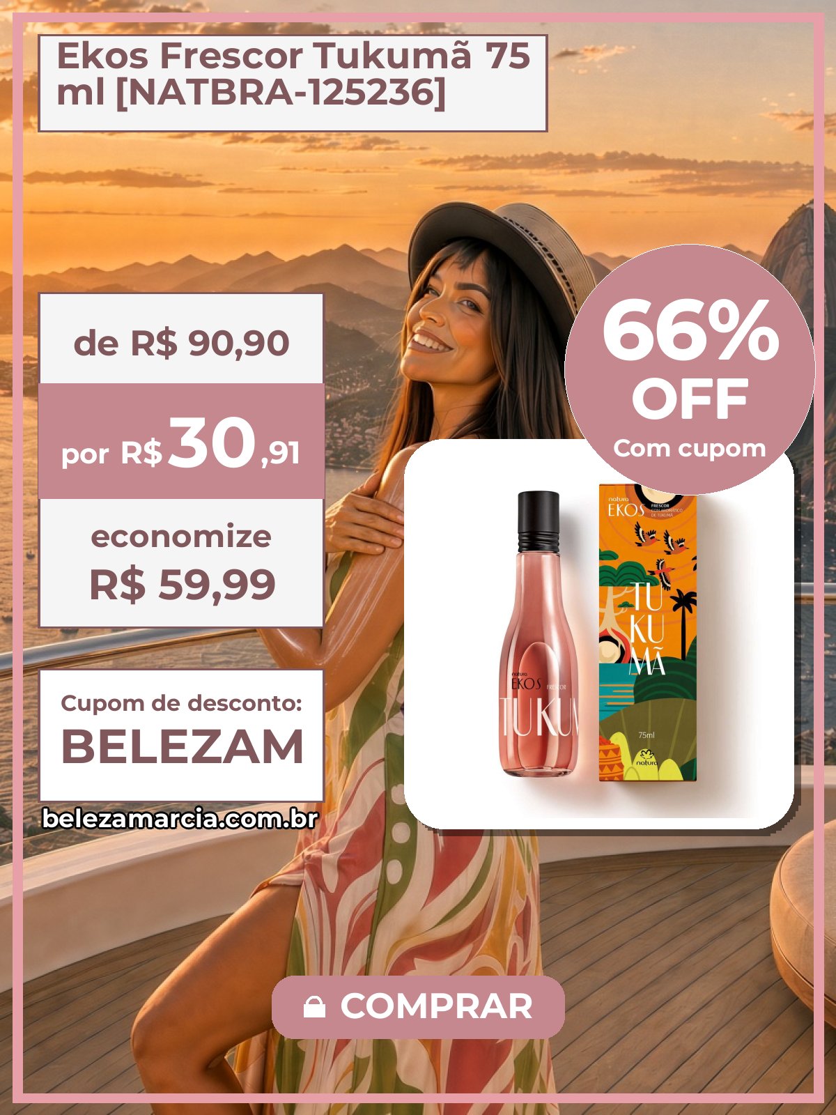 Ekos Frescor Tukumã 75 ml [NATBRA-125236]