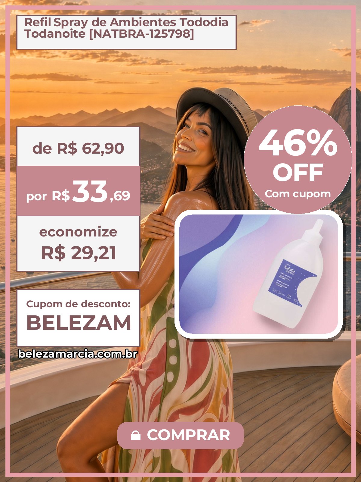 Refil Spray de Ambientes Tododia Todanoite [NATBRA-125798]