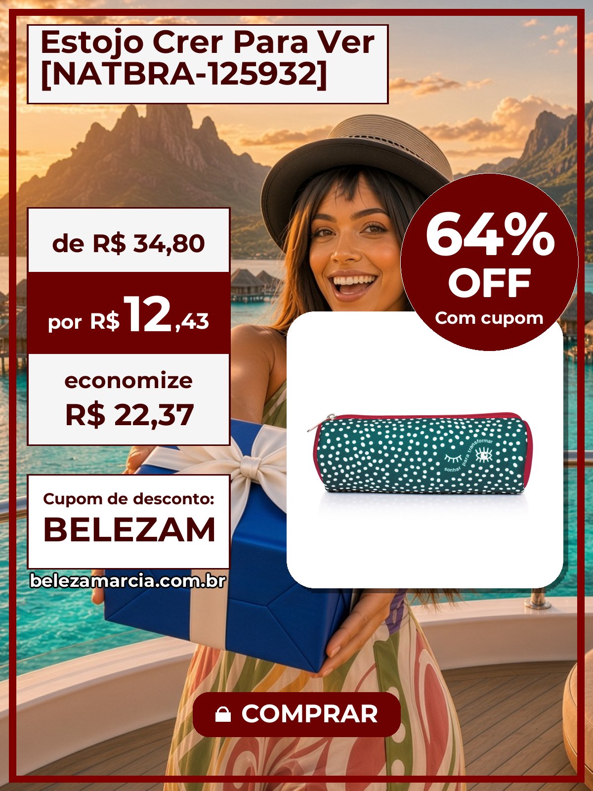 Estojo Crer Para Ver [NATBRA-125932]