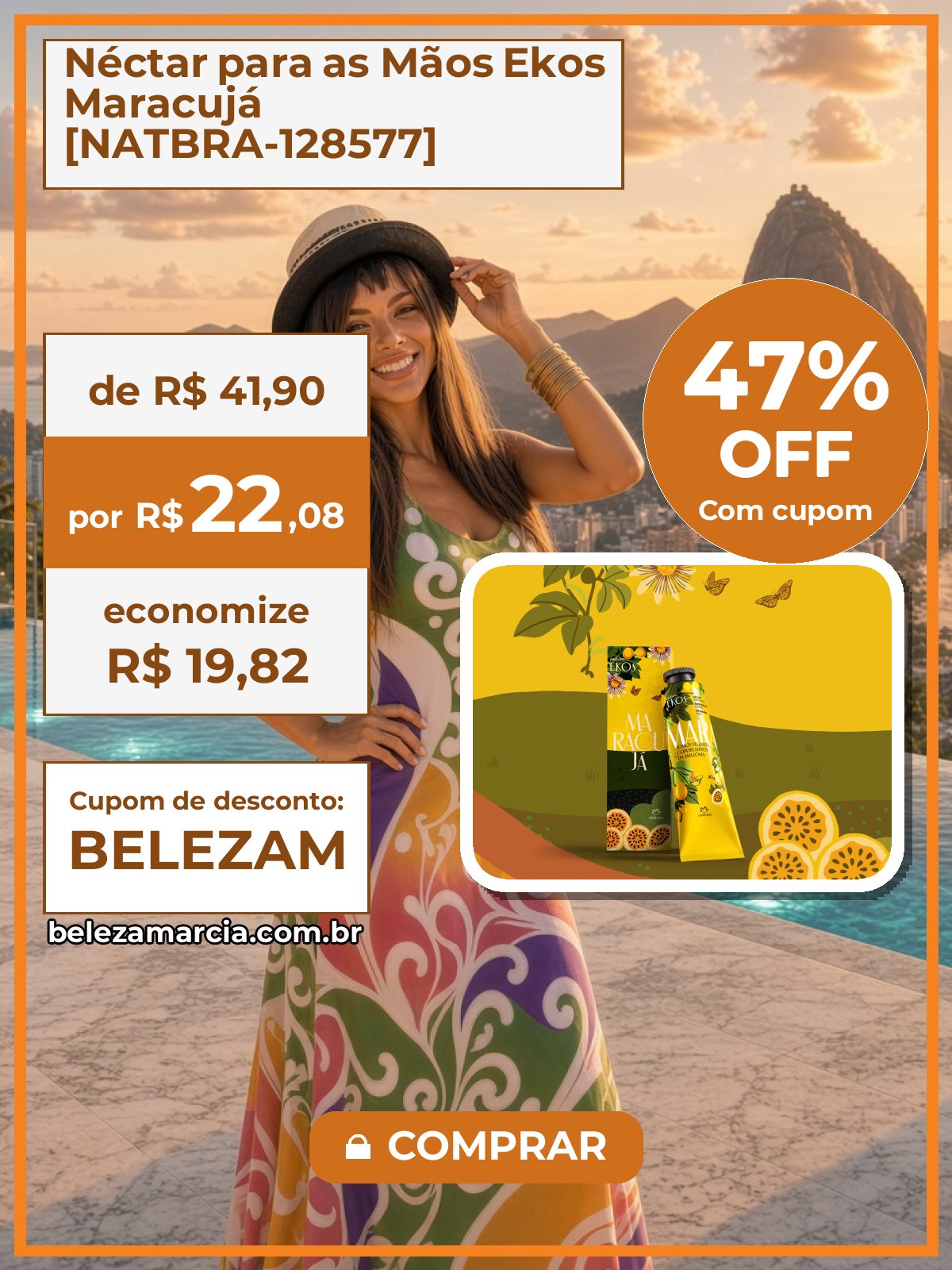 Néctar para as Mãos Ekos Maracujá [NATBRA-128577]