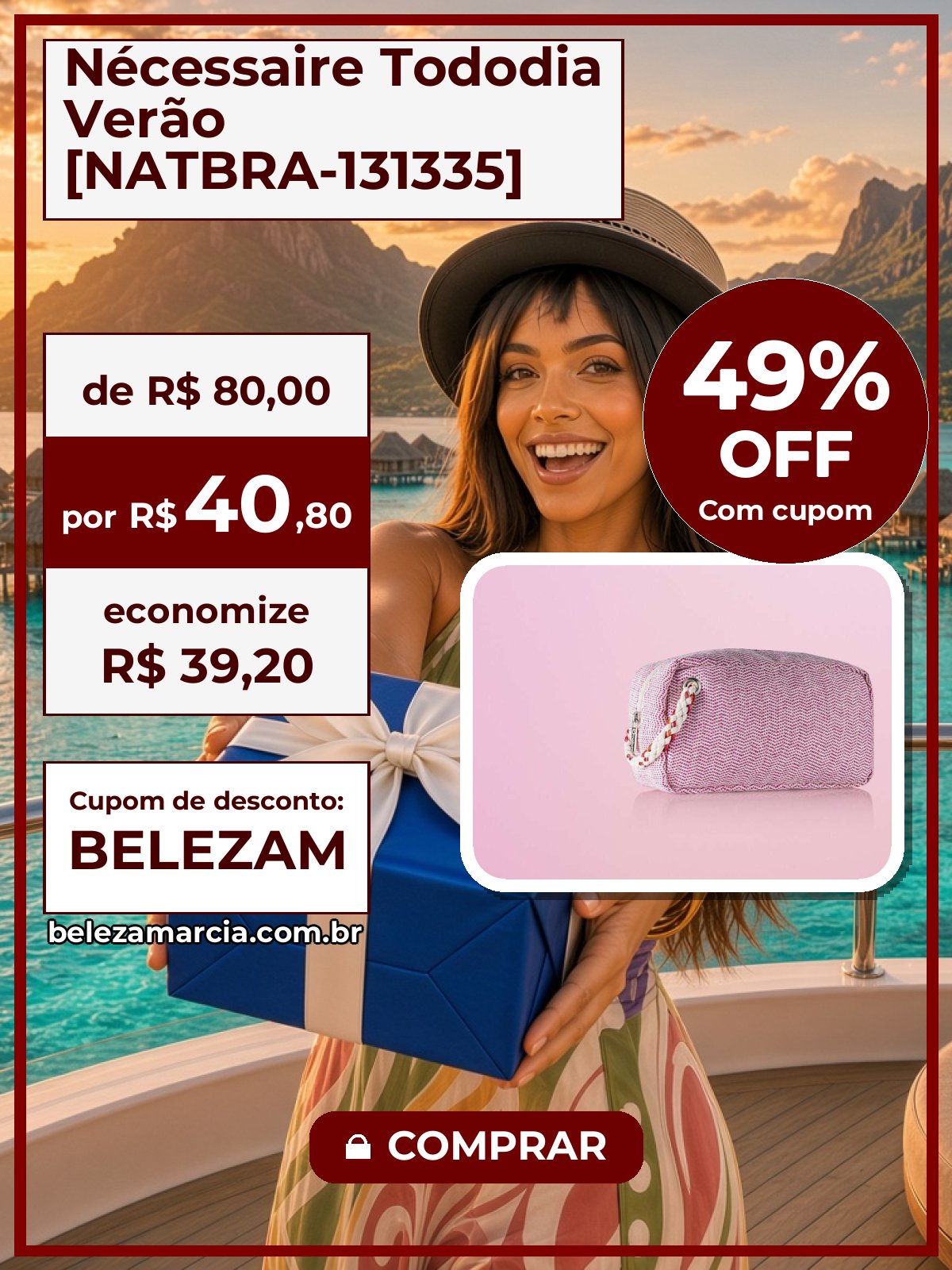 Nécessaire Tododia Verão [NATBRA-131335]