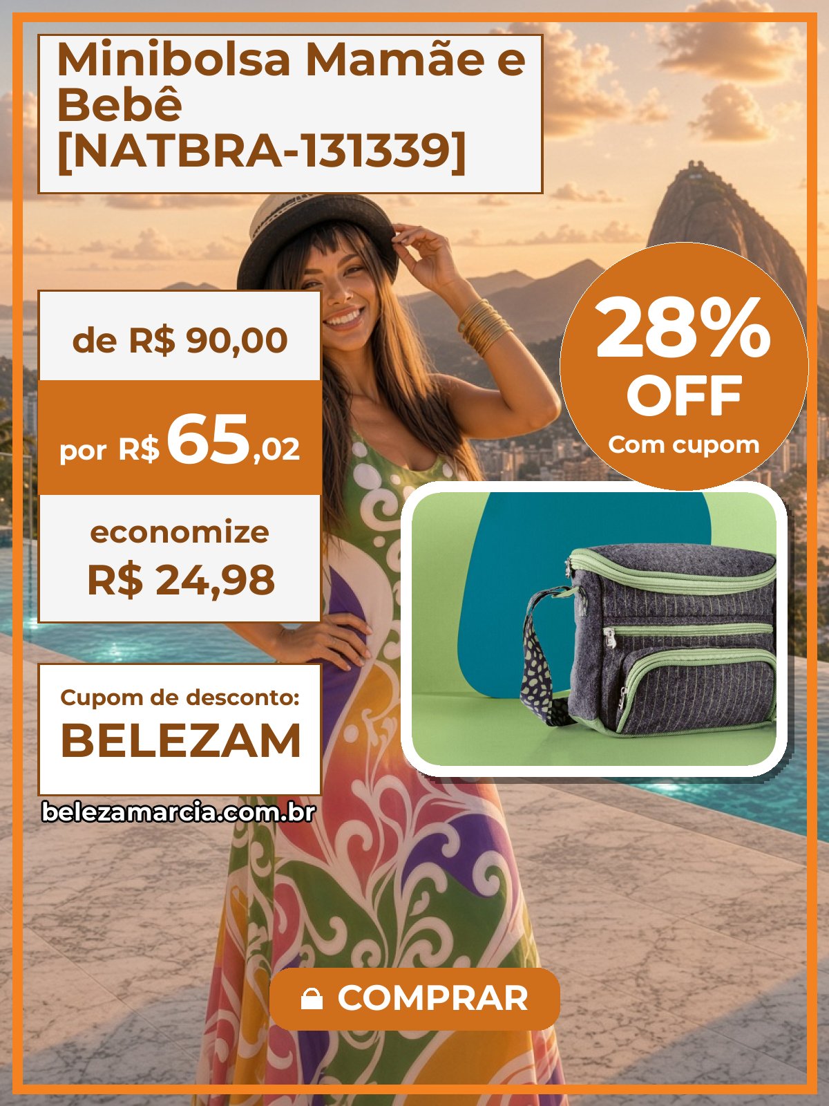 Minibolsa Mamãe e Bebê [NATBRA-131339]