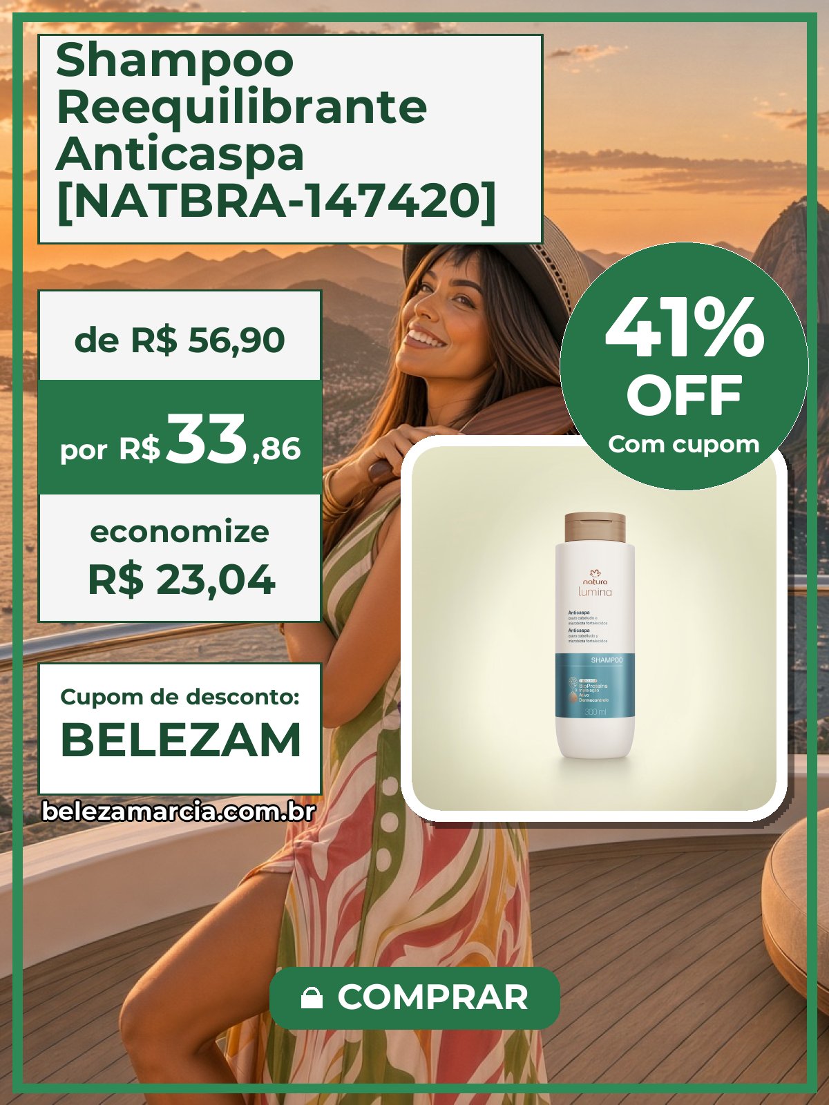 Shampoo Reequilibrante Anticaspa [NATBRA-147420]
