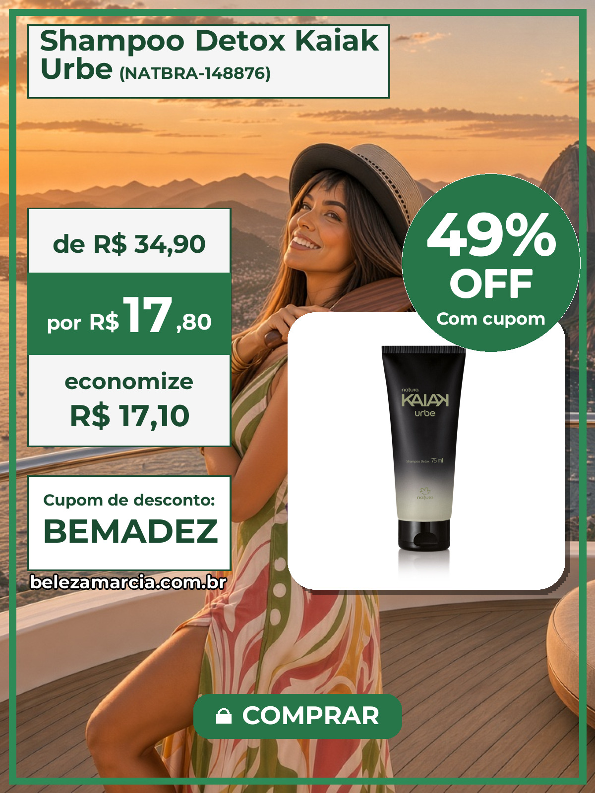 Shampoo Detox Kaiak Urbe